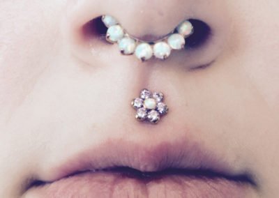 image of piercing done by Mike Coons of Skin Deep